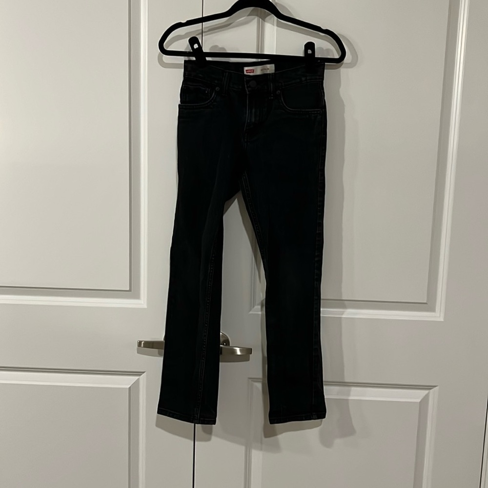 Lightly worn Levi’s 511 Slim black jeans size 12 regular